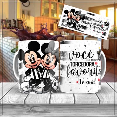 CANECAS MICKEY E MINNIE TORCEDOR
