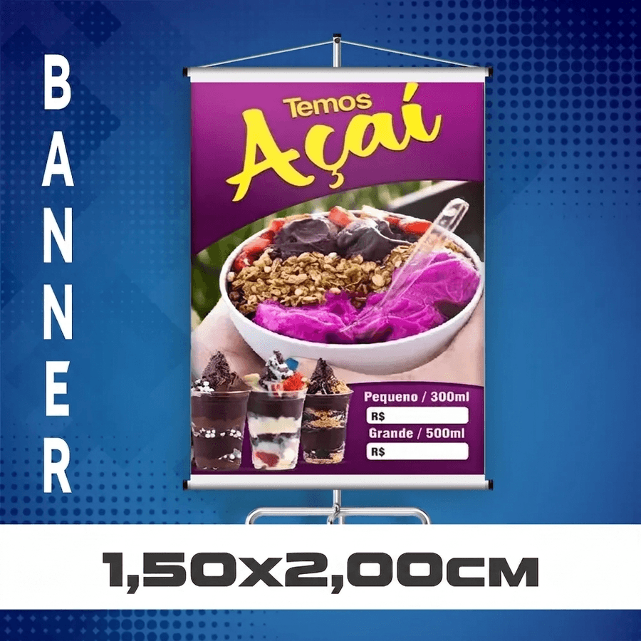 BANNER PERSONALIZADO 1,5X2,00CM