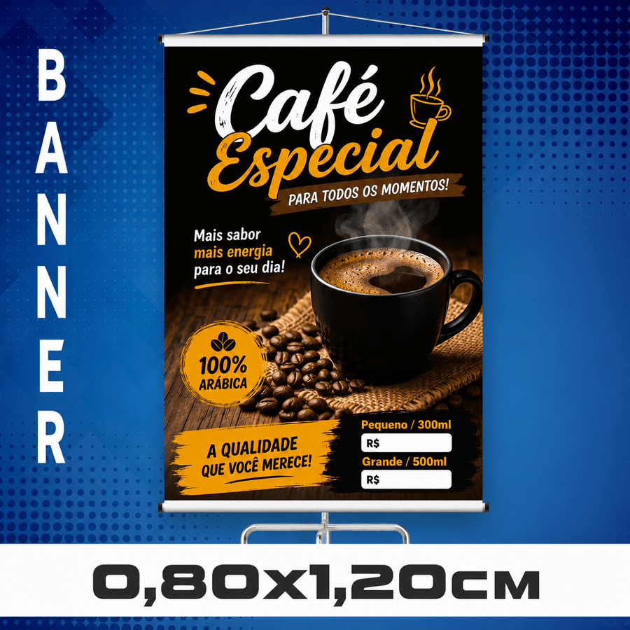 BANNER PERSONALIZADO 0,80X1,20CM