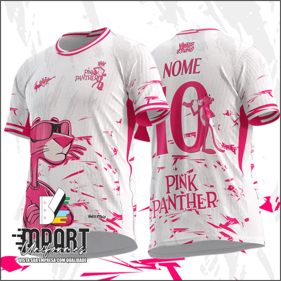 CAMISA INTERCLASSE PANTERA COR DE ROSA