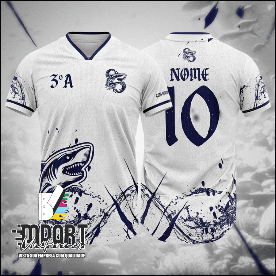 CAMISA INTERCLASSE TUBARÃO BRANCO
