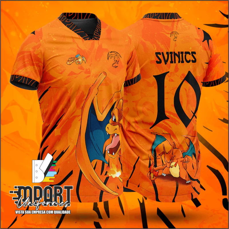 CAMISA INTERCLASSE CHARIZARD