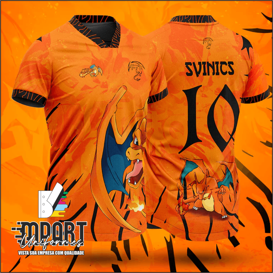 CAMISA INTERCLASSE CHARIZARD