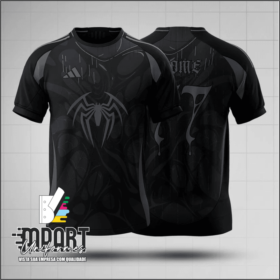 CAMISA INTERCLASSE SPIDER BLACK