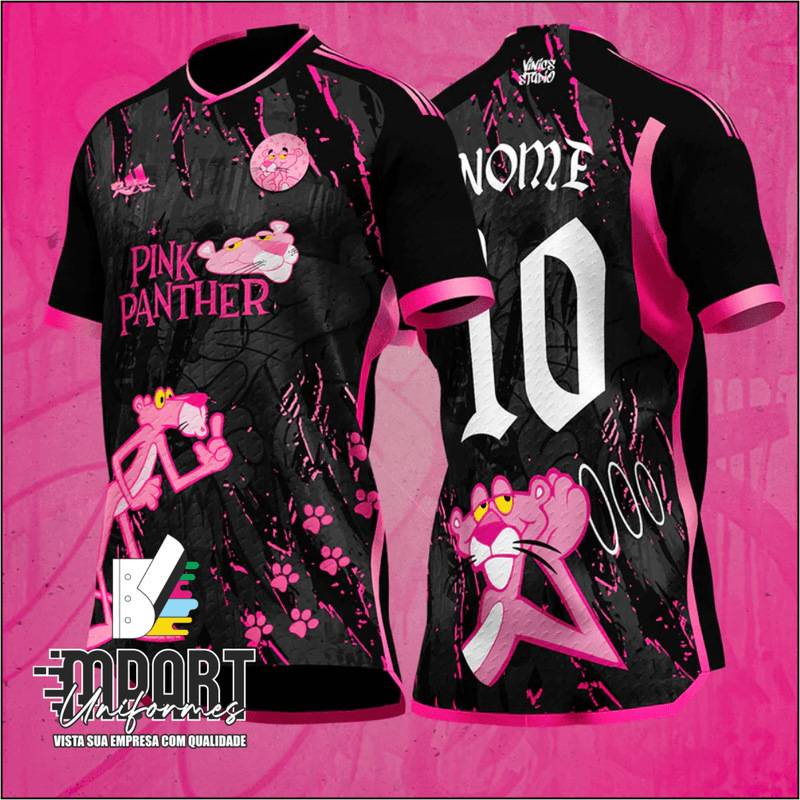CAMISA INTERCLASSE PANTERA COR DE ROSA 2