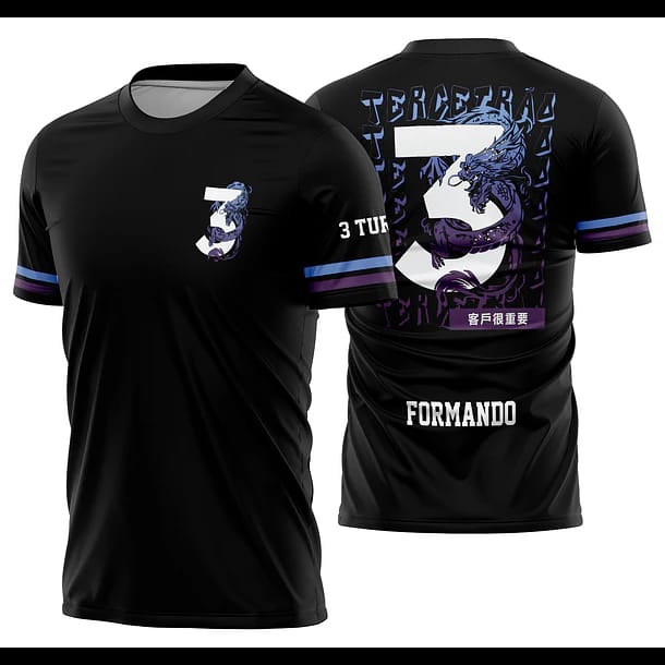 CAMISA TERCEIRÃO DRAGÃO