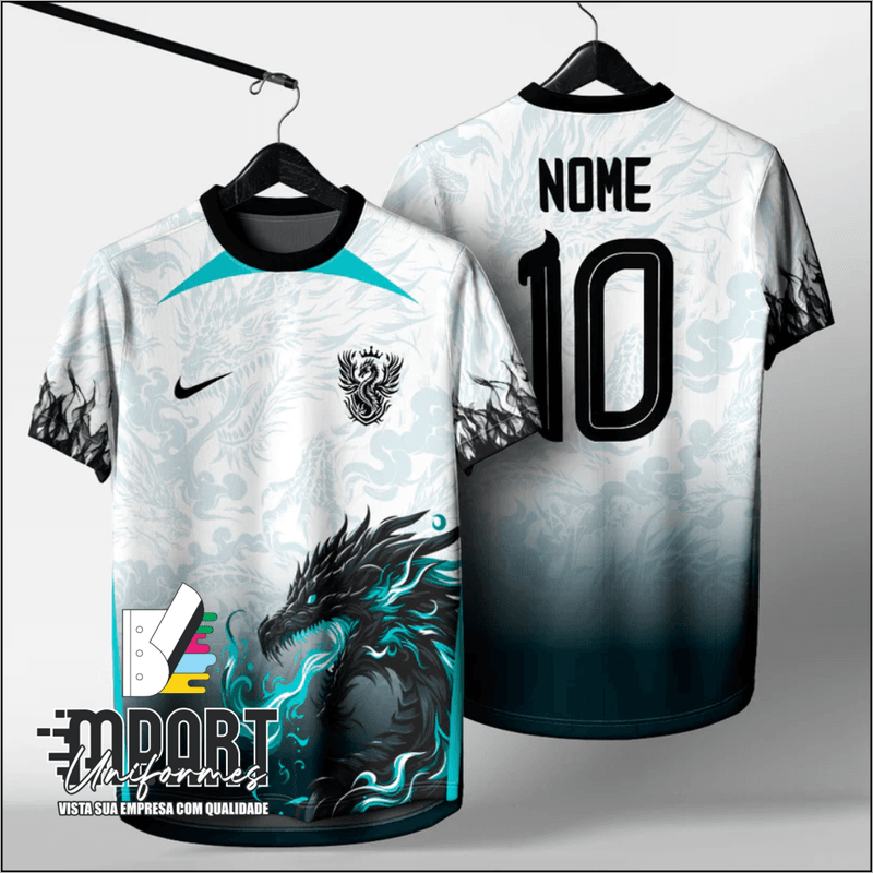 CAMISA INTERCLASSE DRAGÃO CIANO