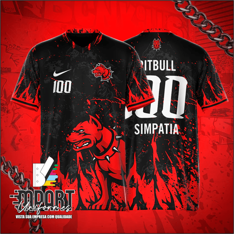 CAMISA INTERCLASSE PITBULL RED